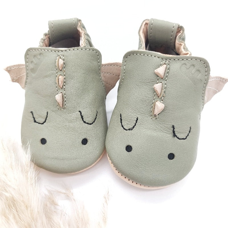 Krabbelschuhe Drache