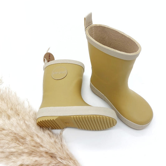 Gummistiefel  gelb PomPom