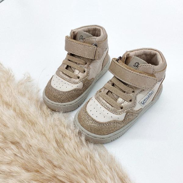 Sneaker goldbeige