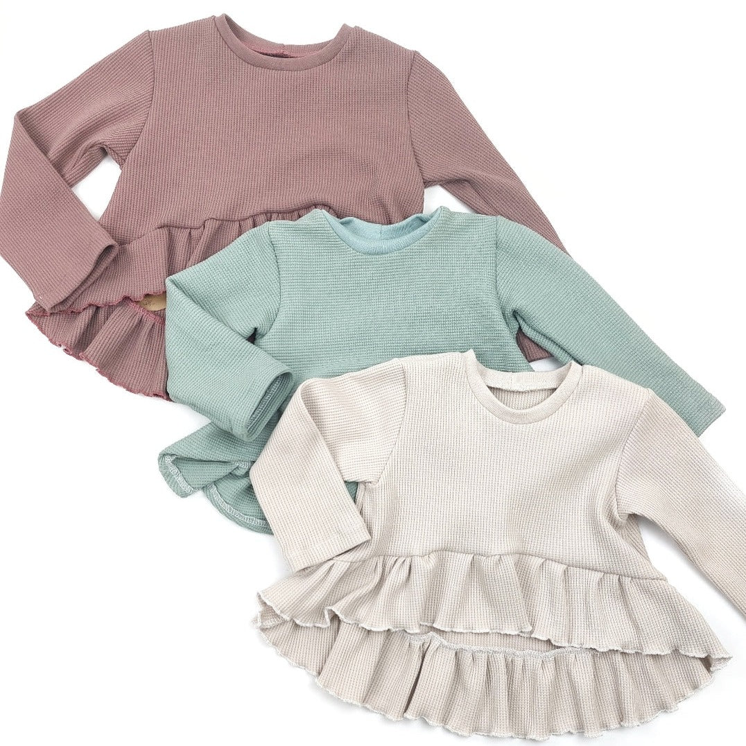 Croptop mit Rüsche
