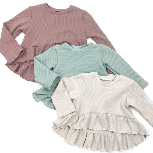 Croptop mit Rüsche