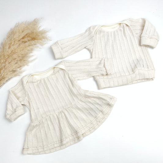 Leinenstrick Babyshirt