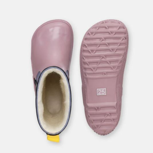Barfußgummistiefel gefüttert lila