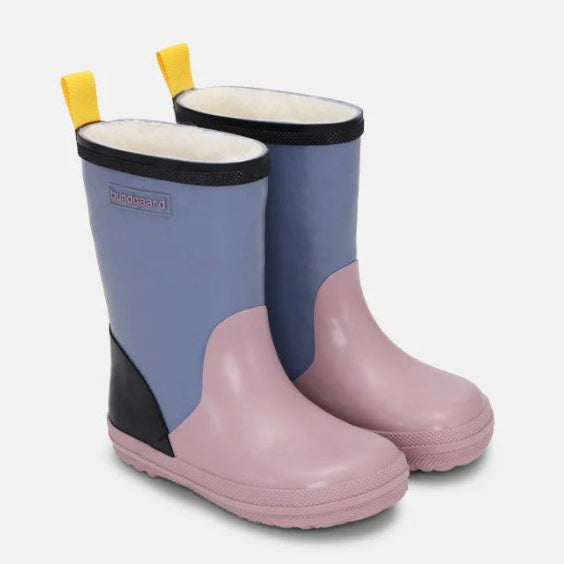 Barfußgummistiefel gefüttert lila