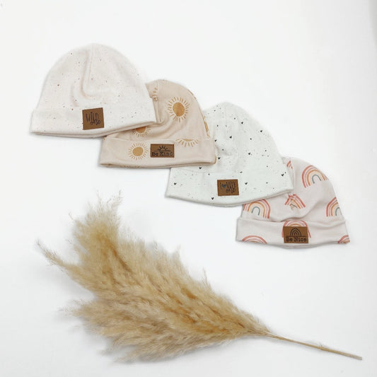 Leichte Beanie mit Label