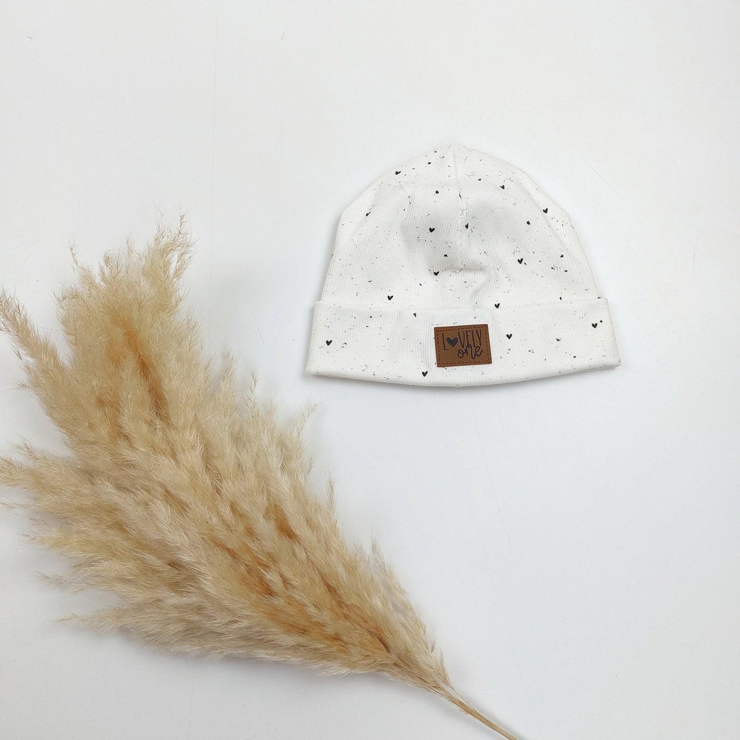 Leichte Beanie mit Label