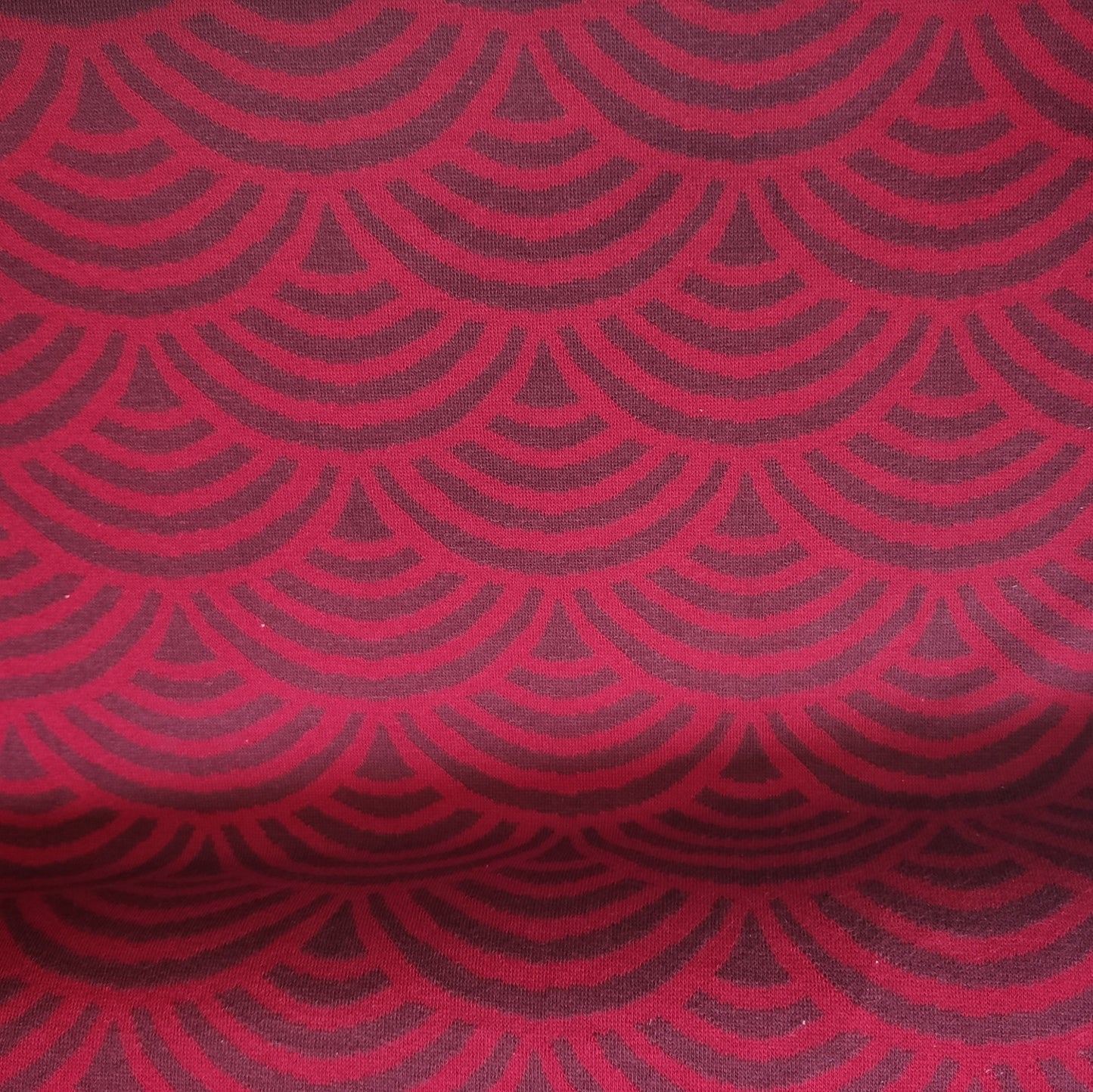 Bio Jacquard - rot rainbow