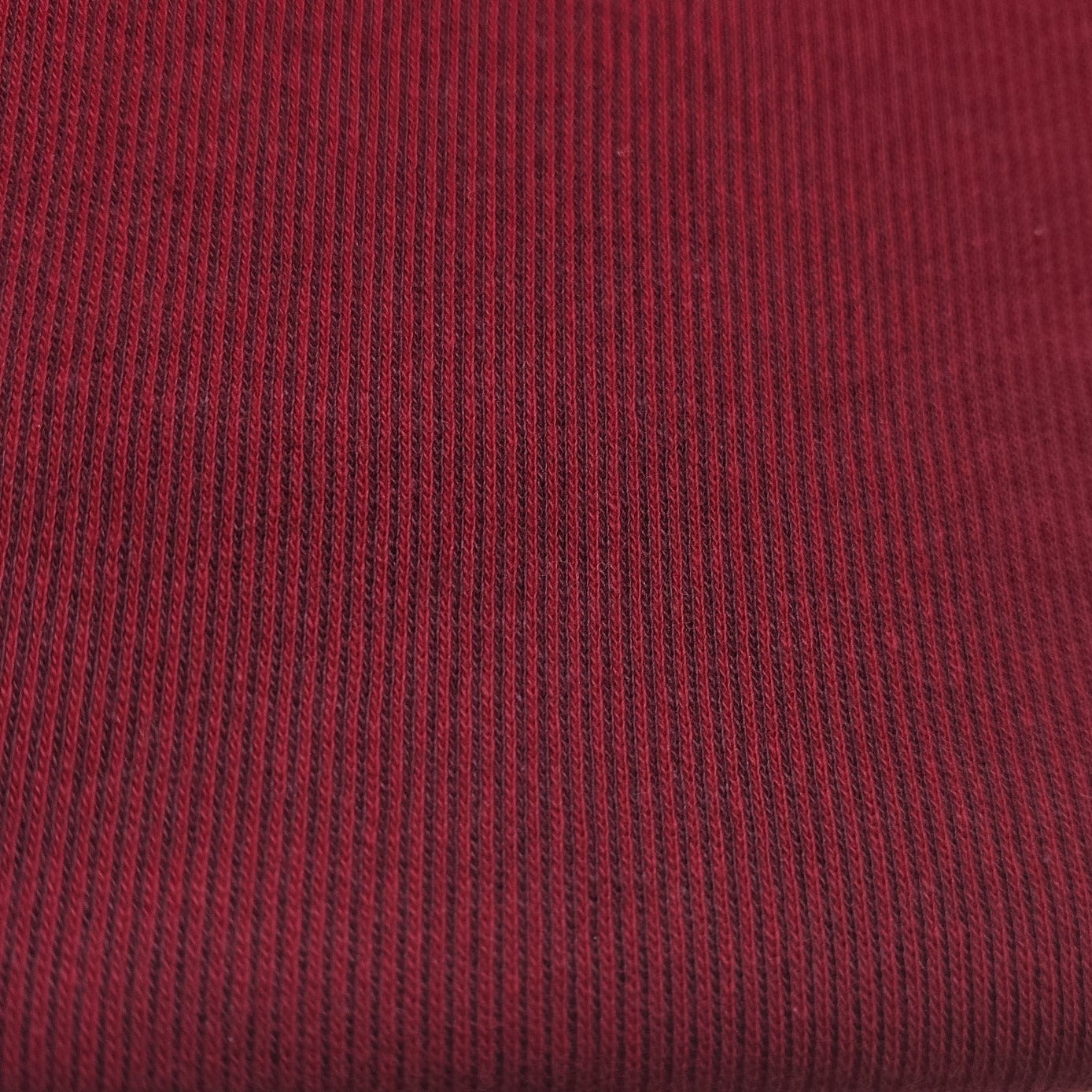 Bio Jacquard - rot rippenmuster