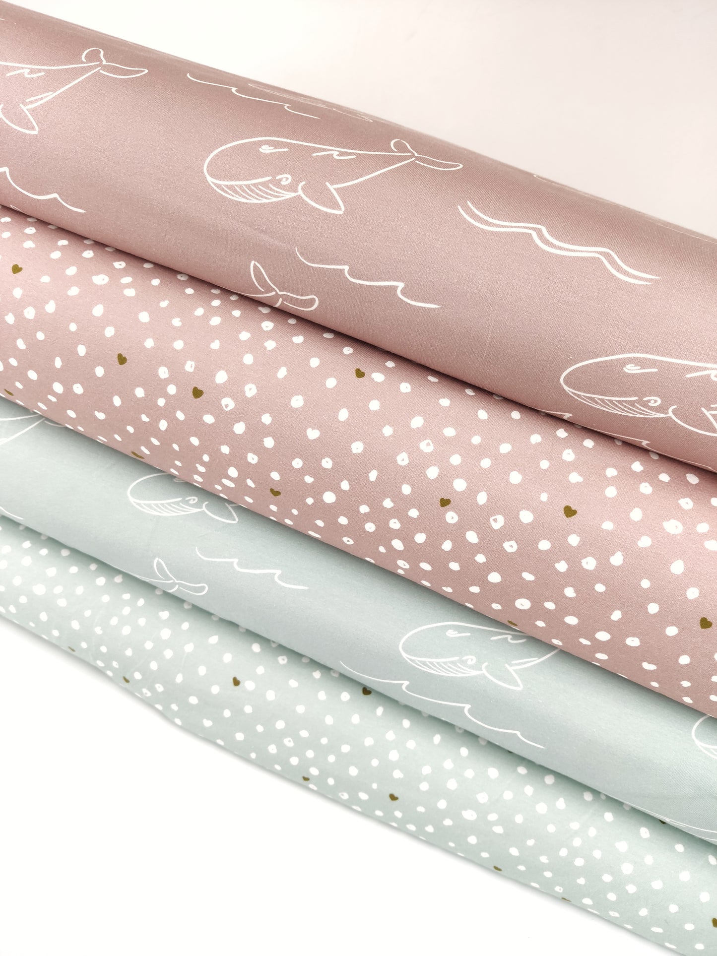 BIO Jersey Eigenprodukion punkte altrosa