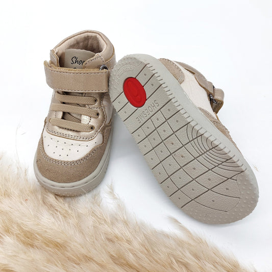 Sneaker goldbeige